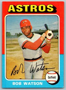 1975 Topps Nice Bob Watson Houston Astros #227