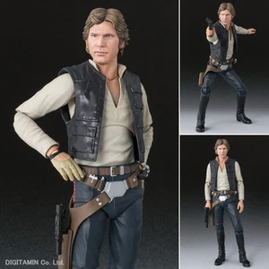 ¡NUEVO! Figura de acción BANDAI S.H.Figuarts Star Wars Han Solo A NEW HOPE 150 mm Japón - Imagen 1 de 8