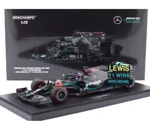 MODELLINO AUTO 1:12 MINICHAMPS F1 FORMULA 1 MERCEDES W11 HAMILTON GP EIFEL 2020 - Picture 1 of 10