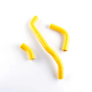 MANGUERAS RADIADOR SILICONA AMARILLO PARA SUZUKI DRZ400S DRZ400SM 2001 2002 2000-2022 - Imagen 1 de 10