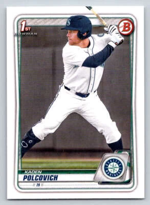 2020 Bowman Draft 1st Edition #BD18 Kaden Polcovich (ref 214785) - Image 1 of 2