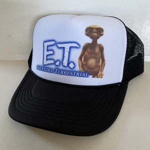 De colección E. T. Película Sombrero El Camionero Extraterrestre Sombrero Snapback Gorra Negra Nuevo - Imagen 1 de 3