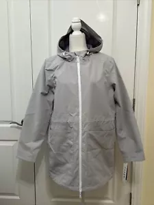 Nuage Waterproof Jacket Patch Pockets & Back Vent Light Grey M A391361 - Picture 1 of 8