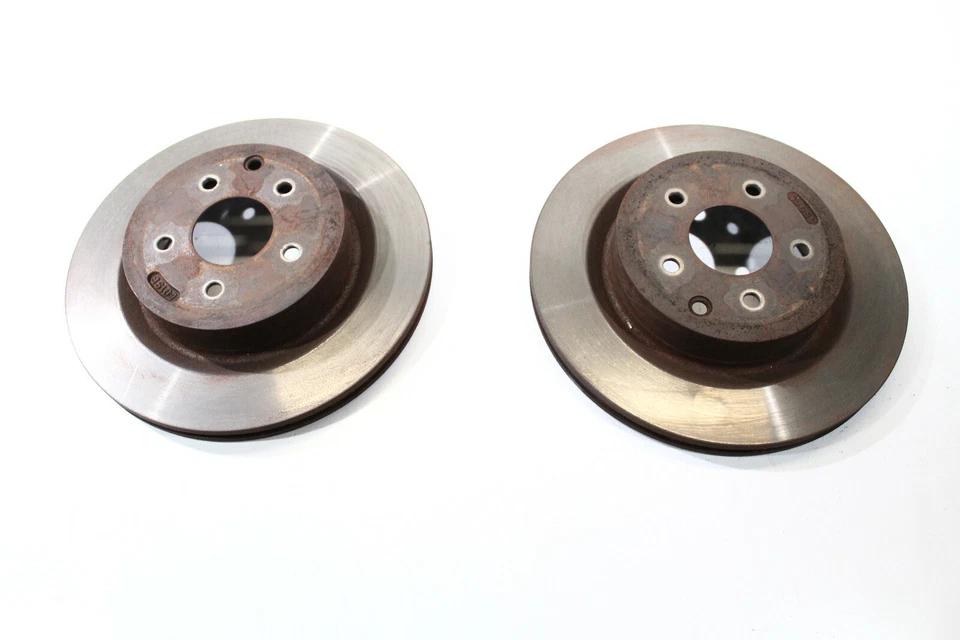 2003-2005 NISSAN 350Z 03-08 INFINITI G35 REAR ROTOR LEFT & RIGHT PAIR P771 - Image 1 of 4