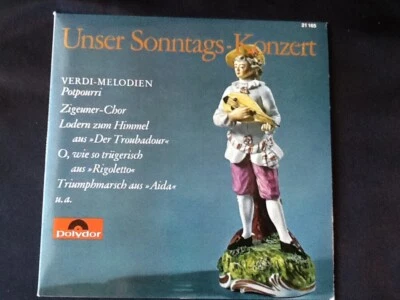 UNSER SONNTAGSKONZERT  7" Vinyl Single Polydor 211 7" Vinyl Single Polydor 21165 - Bild 1 von 3