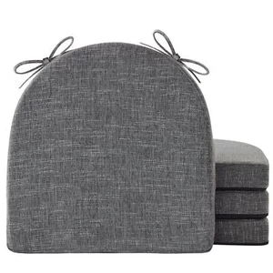 Chair Cushions for Dining Chairs with Ties and Removable Cover Dining Kitchen... - Picture 1 of 7