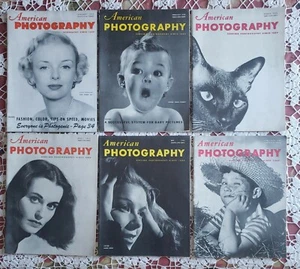 Vintage American Photography Magazines 1952 Collection Lot Of 6 - Bild 1 von 4