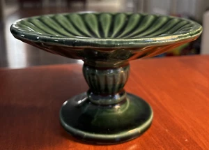 Vintage Rumpf F6 Bonboniere/Stumpenkerzenhalter/Seifenschale/Schmuckstück grün USA - Bild 1 von 10