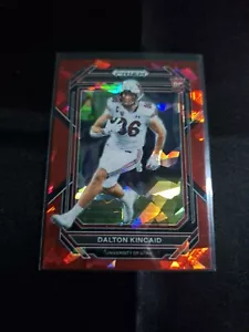 2023 PANINI PRIZM DRAFT PICKS ROOKIE RED PRIZM SP #157 DALTON KINCAID RC BUFFALO - Picture 1 of 2