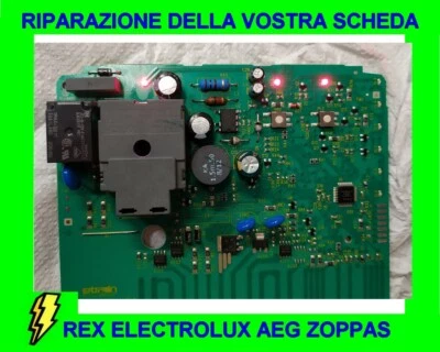 Riparazione scheda elettronica lavastoviglie Rex Electrolux AEG - Immagine 1 di 2