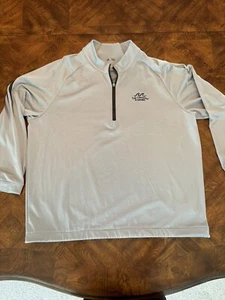 Adidas Mens XL Gray 1/4 Zip Pullover Golf Jacket The Crossings at Carlsbad - Picture 1 of 7
