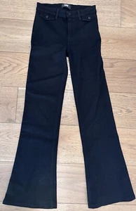 Pantalón Paige Genevieve Campana Negro Talla 26 Ret $ - Imagen 1 de 11