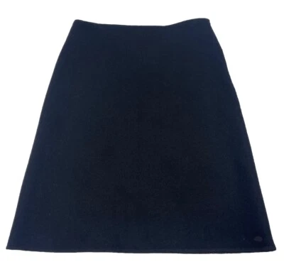 Saia Feminina Banana Republic Lápis Preto Trabalho de Escritório 100% Lã Tamanho 6, Usado - Imagem 1 de 4