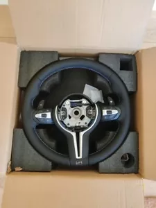 AFTERMARKET BMW M SPORT F10 F11 5 SERIES 6 SERIES STEERING WHEEL & PADDLE SHIFT - Picture 1 of 2