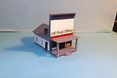 N SCALE "US POST OFFICE"  CUSTOM MADE BY BURT INDUSTRIES - Image 1 of 2