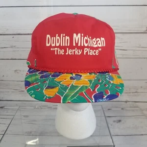 Dublin Michigan "The Jerky Place" Snapback Werbung Trucker Mütze Cap - Bild 1 von 7