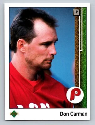 Don Carman 1989 Upper Deck #409 Philadelphia Phillies Baseball Card - Image 1 of 2