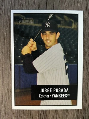 2003 Bowman Heritage #1 Jorge Posada - New York Yankees - Image 1 of 2