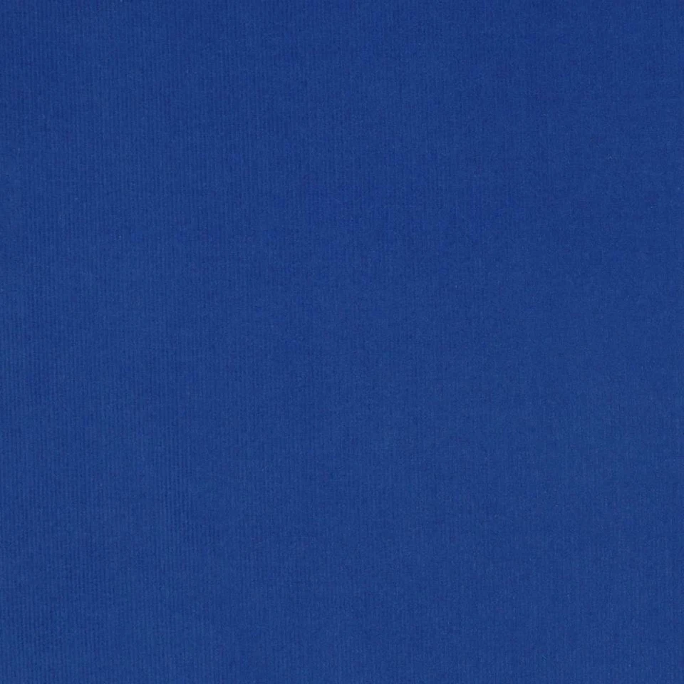 BABY Needle Cord 21 Wale Cotton Velvet Fabric Material COBALT - Image 1 of 1