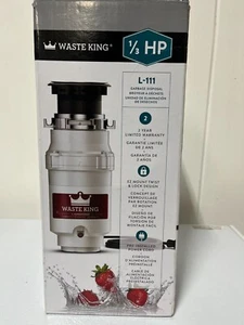 Waste King L-111 Garbage Disposal with Pre-installed Power Cord 1/3-HP, Gray - Picture 1 of 5