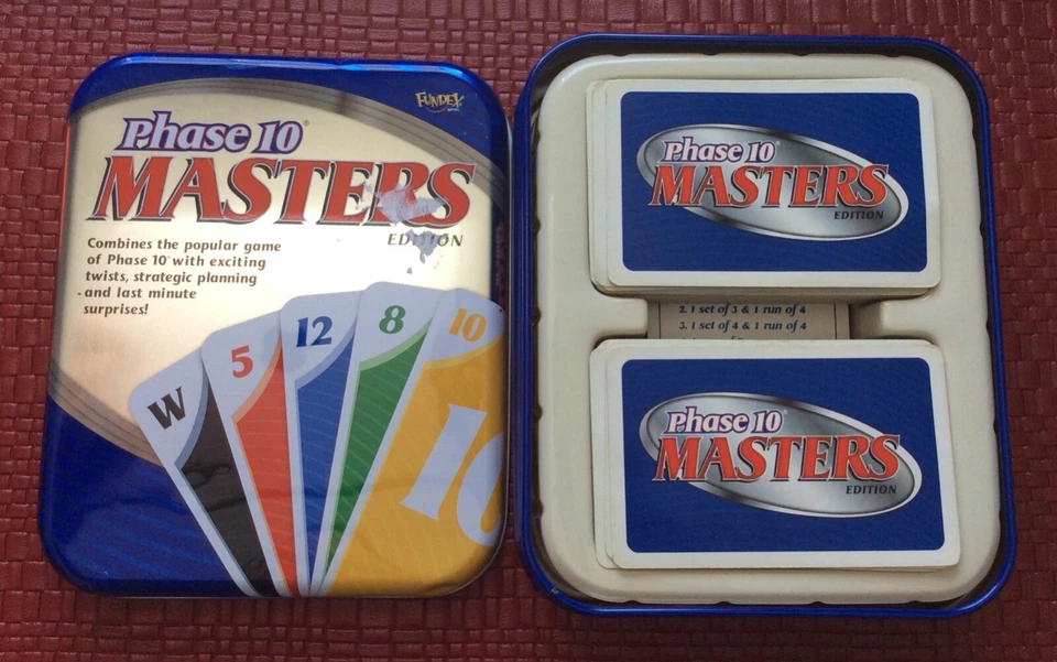 FUNDEX PHASE 10 Masters EDITION Tin Box  2009 - Image 1 of 1