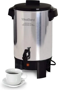 West Bend 58030 Commercial Coffee Urn and Beverage Dispenser with 30-cup - Picture 1 of 10