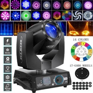 7R 230W Moving Head Light 17 Gobo Beam Sharpy Stage Lighting DMX Strobe DJ Disco - Picture 1 of 24