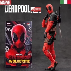 ZD Toys DEADPOOL & WOLVERINE Action Figure Eroi Supereroi MARVEL snodabile 18cm - Foto 1 di 10