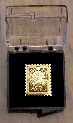 Nuevo Pin Premio Empleado Asociación Nacional de Carteros NALC de 40 Años Foto 1 de 3