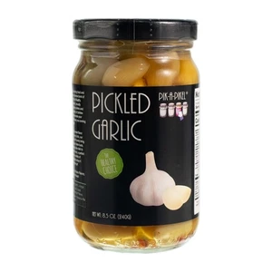 8.5 Oz Pickled Garlic Original Made from Fresh Garlic, With Antioxidant - Picture 1 of 4