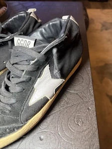 Sneakers donna GOLDEN GOOSE GGDB MID/STAR scamosciate nere EU:38 - Foto 1 di 6