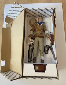 NUEVO RARO Muñeca John Wayne Hondo Talking Franklin Como Nueva En Caja con Certificado de Autenticidad - Imagen 1 de 9
