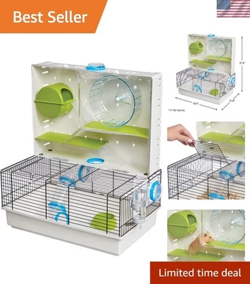 Innovative Hamster Cage | Multi-Level Design - Image 1 of 4