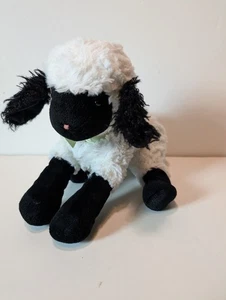 Bunnies By The Bay Plush Lamby Black & White Lamb Sheep Beanbag Stuffed 12" B14 - Picture 1 of 10