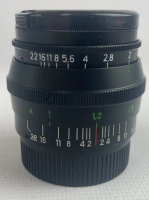 JUPITER 8 Black lens 50mm f2 M39 mount Leica Portrait manual Sonnar Rangefinder - Image 1 of 4
