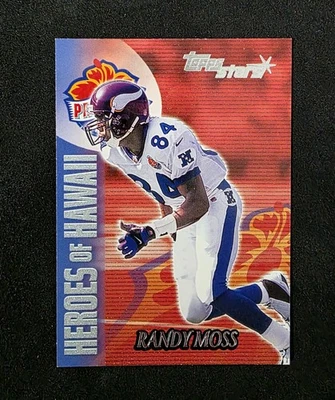 2000 Topps Stars #129 Randy Moss Heroes of Hawaii Pro Bowl - Image 1 of 2