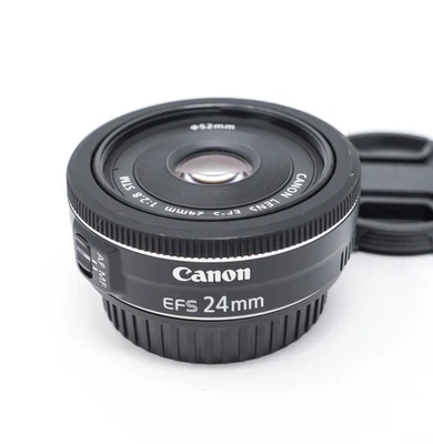 Canon EF-S 24mm f/2.8 STM Pancake Lens - Great Condition - Image 1 of 4
