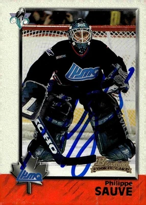 Philippe Sauve - Signed 1998-99 Topps Bowman Rookie Card #101 - Image 1 of 2