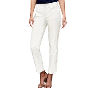 Gap white Beach Vacation slim cropped pants Size 12 - Picture 1 of 7