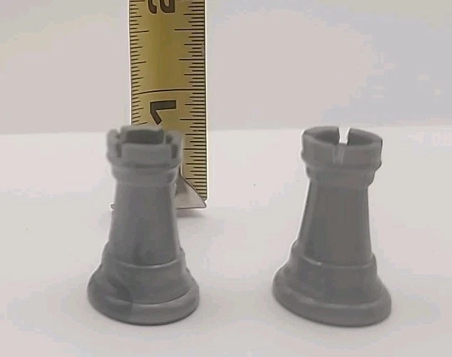 Estación Electrónica de Ajedrez Excalibur 2 TORRE GRIS Piezas de Repuesto Solo Piezas Foto 1 de 1