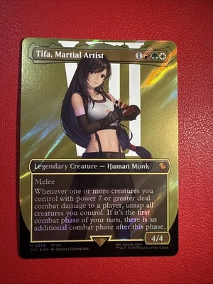 Magic the Gathering - Final Fantasy - Tifa, Martial Artist Surge Foil - DENTED - Image 1 of 4