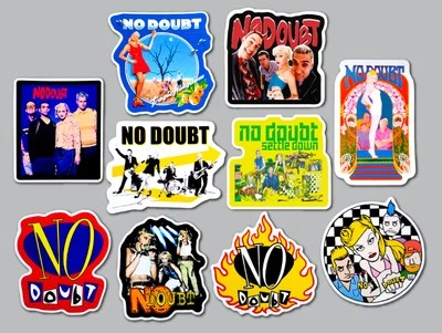OMNI-CULT No Doubt Vinyl Sticker Lot (10 Stickers) ska reggae punk grunge 90s sublime gwen