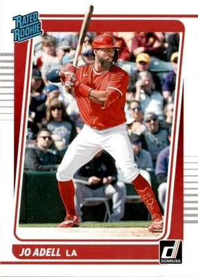 2021 Donruss #33 Jo Adell Los Angeles Angels Rookie - Image 1 of 2