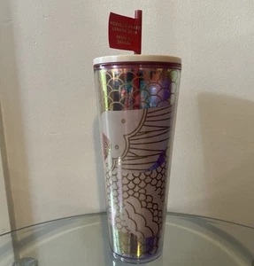 2024 NEW Starbucks Year of the Dragon Lunar New Year Tumbler 24oz Venti Cold Cup - Picture 1 of 14