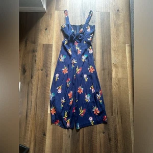 Madewell Plumeria Cutout Jumpsuit in Bird of Paradise size 10 n35 - Picture 1 of 7