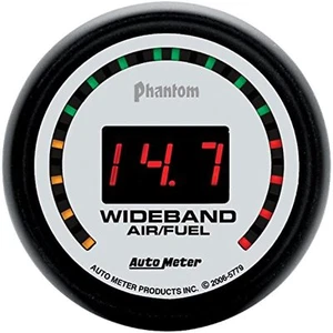 Autometer Phantom 52mm Digital 10:1-17:1 Street Wideband Air/Fuel Ratio Gauge - Foto 1 di 1