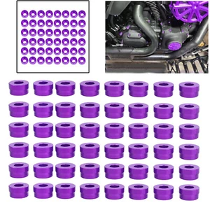 Purple Engine Bolt Cover Caps For Harley Dyna Low Rider FXDL Electra Glide FLHT - Picture 1 of 17
