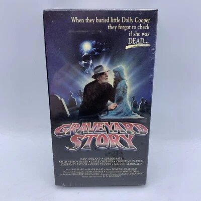 Graveyard Story (VHS 1990) Rare Mystery Thriller SEALED NEW John Ireland - Image 1 of 3
