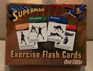 Superman Exercise Flash Cards Game for Kids FitDeck Teens Teachers DC Comics NEW - Picture 1 of 5
