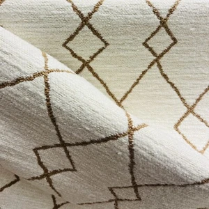 KRAVET GEO GRAPHICA CAMEL UPHOLSTERY FABRIC 2.75 YARDS - Picture 1 of 3